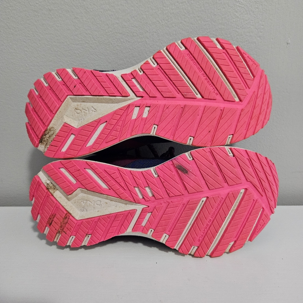 Brooks Revel 4 Women's Size 6 B (Medium) Running Shoes Blue Pink - Picture 6 of 11